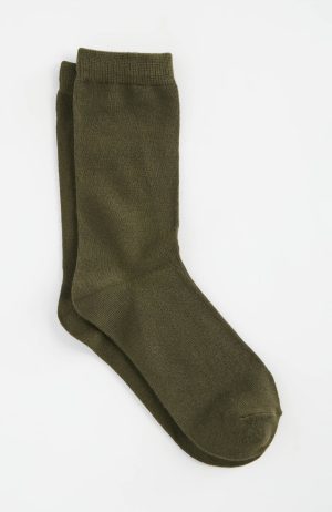 Rayon From Bamboo-Blend Crew Socks