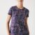 navy blue paisley shadow