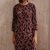 black plum illuminated paisley