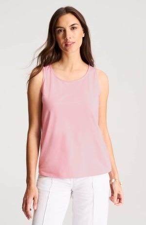 Pima-Stretch Knit Tank