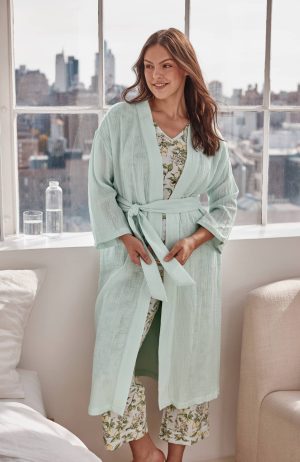 Sleep Cotton-Gauze Robe