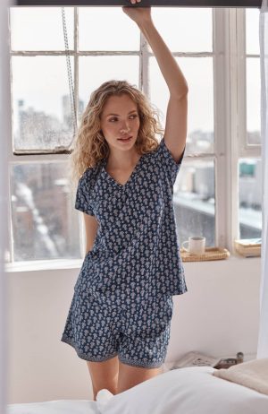 Sleep Ultrasoft Tie-Waist Shorts