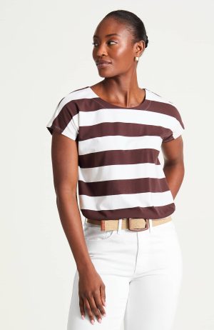 Luxe Supima Scoop-Neck Tee