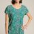 fresh teal paisley medallion