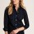 navy blue classic dots