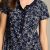 navy blue scattered garden
