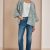 antique blue wash