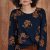 navy blue painterly blooms