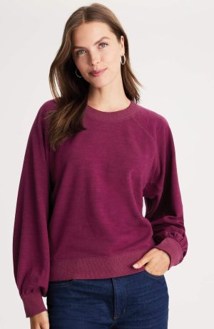 Seamed French Terry Sweatshirt