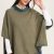 dusty olive heather/dusty teal heather