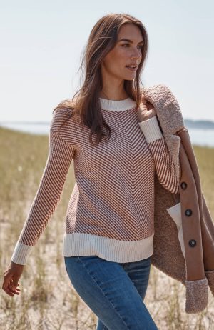 Chevron-Pattern Sweater