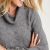 dark grey heather multi