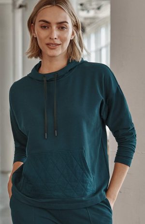 Fit Fleece Quilted-Pocket Hoodie