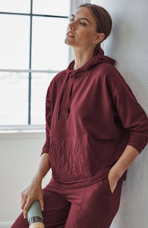 Fit Fleece Quilted-Pocket Hoodie