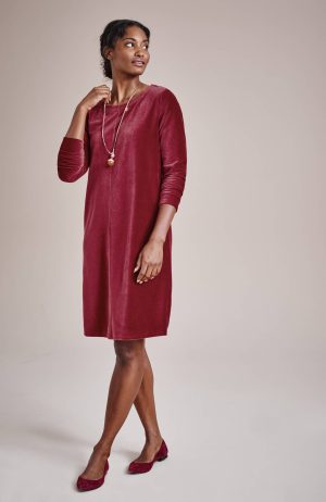 Pure Jill Corded Velour Dress