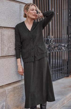 Wearever Double-Face Jersey A-Line Skirt