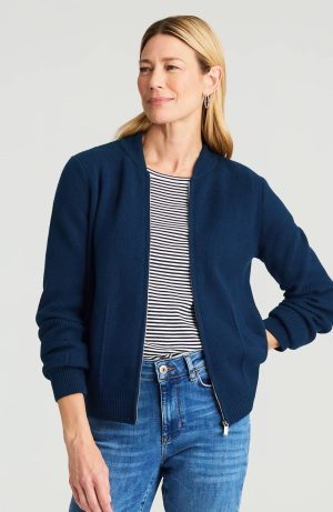 Zip-Front Cardi