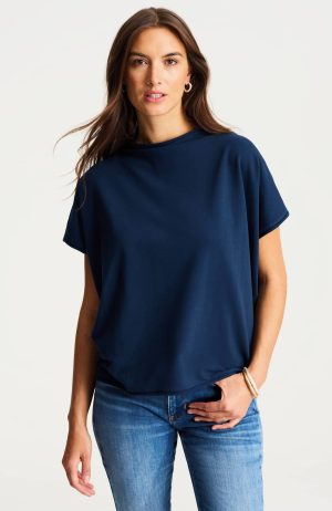 Getaway Mock-Neck Knit Top