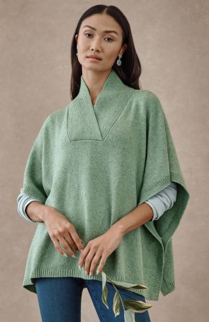 Knit Pullover Poncho