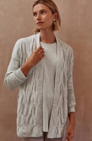 Pure Jill Textured Open-Front Cardi