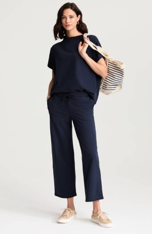 Getaway Wide-Leg Knit Crops