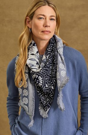 Patchwork Jacquard Scarf