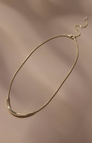 Demi-Fine Bar Necklace