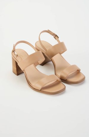 Mia Stack-Heeled Sandals