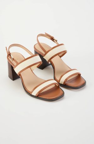 Mia Stack-Heeled Sandals