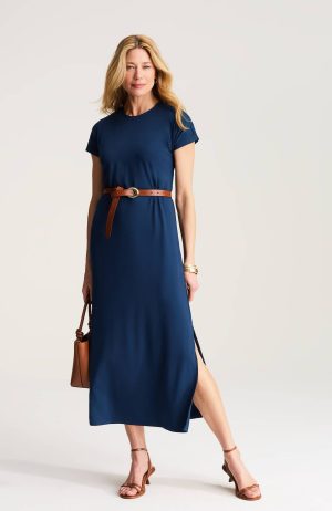 Wearever Cap-Sleeve Maxi Dress