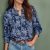 navy blue scarf paisley