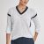 white/navy blue
