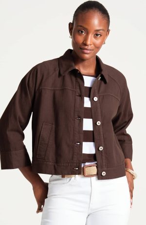 Raglan-Sleeve Jacket