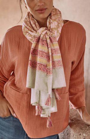 Block-Print Scarf