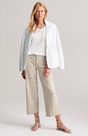 Mid-Rise Wide-Leg Crops
