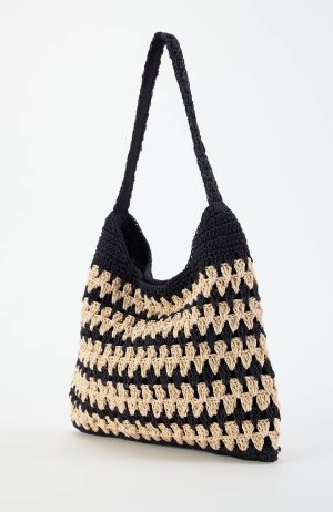 Crochet Straw Tote