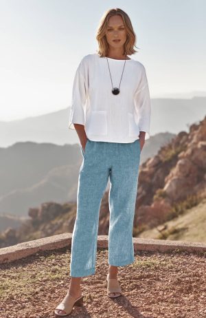 Pure Jill Two-Pocket Gauze Popover
