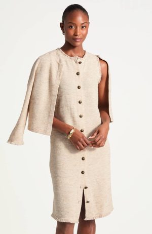 Tweed-Mix Dress