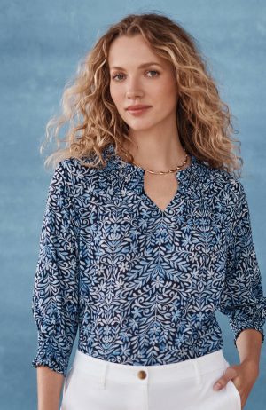 Smocked Cotton Top