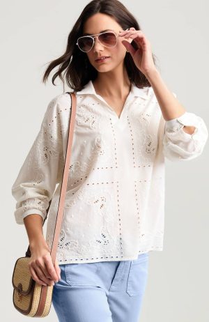 Bandana-Embroidered Popover