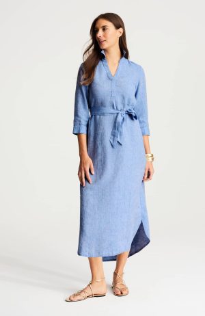 Easy Linen Maxi Dress