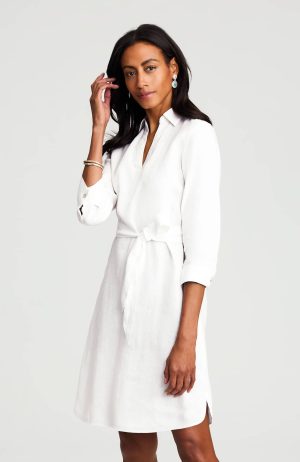 Linen A-Line Dress