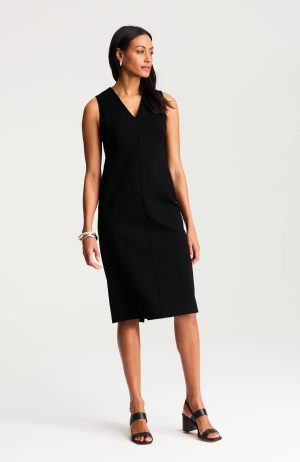 Wearever Sculpted-Knit Sleeveless Dress