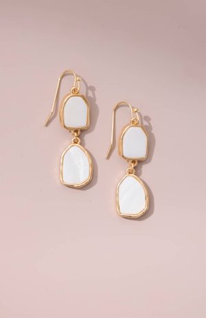 Cultured Mother-Of-Pearl Earrings