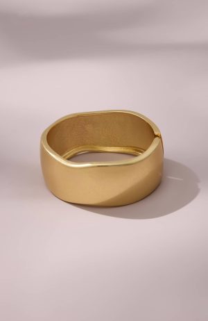 Goldtone Hinge Bangle