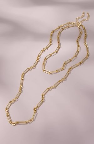 Set Of Two Chain Necklaces