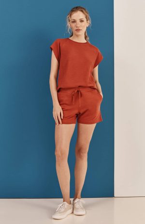 Fit French Terry Tie-Waist Shorts